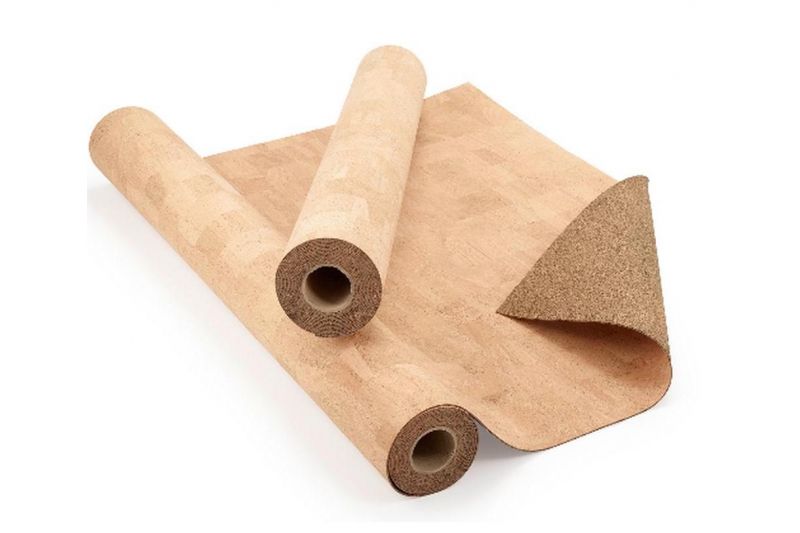 Parquet souple à coller en liège CORKOLEUM - Rouleau