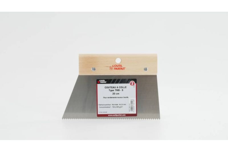 Couteau à colle pour revêtements muraux - Petit cran
