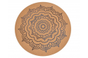 Tapis de méditation rond en liège
