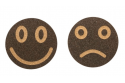 Dessous de plat design smiley double face