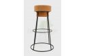 Tabouret muselet design en liège - Grand