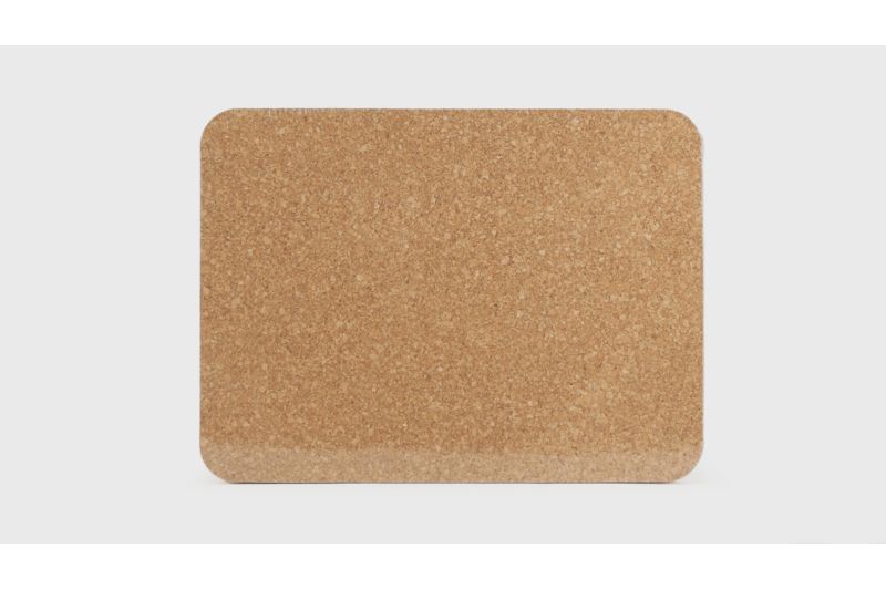 Lot de 4 sets de table en liège aggloméré - Liège brut