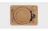 Lot de 4 sets de table en li&egrave;ge agglom&eacute;r&eacute;