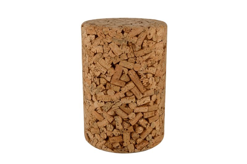 Tabouret en bouchons de liège