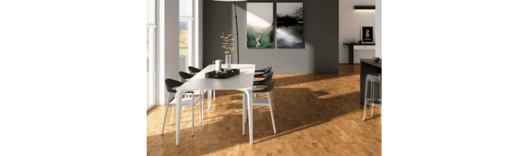 Parquet flottant en liège