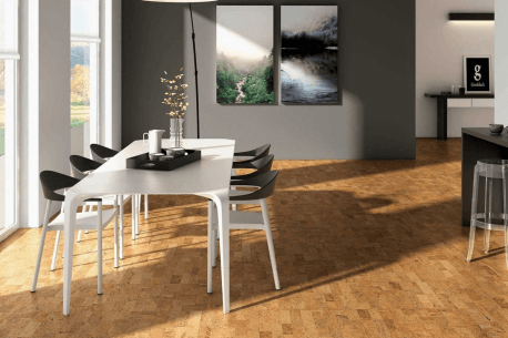 Parquet flottant en liège